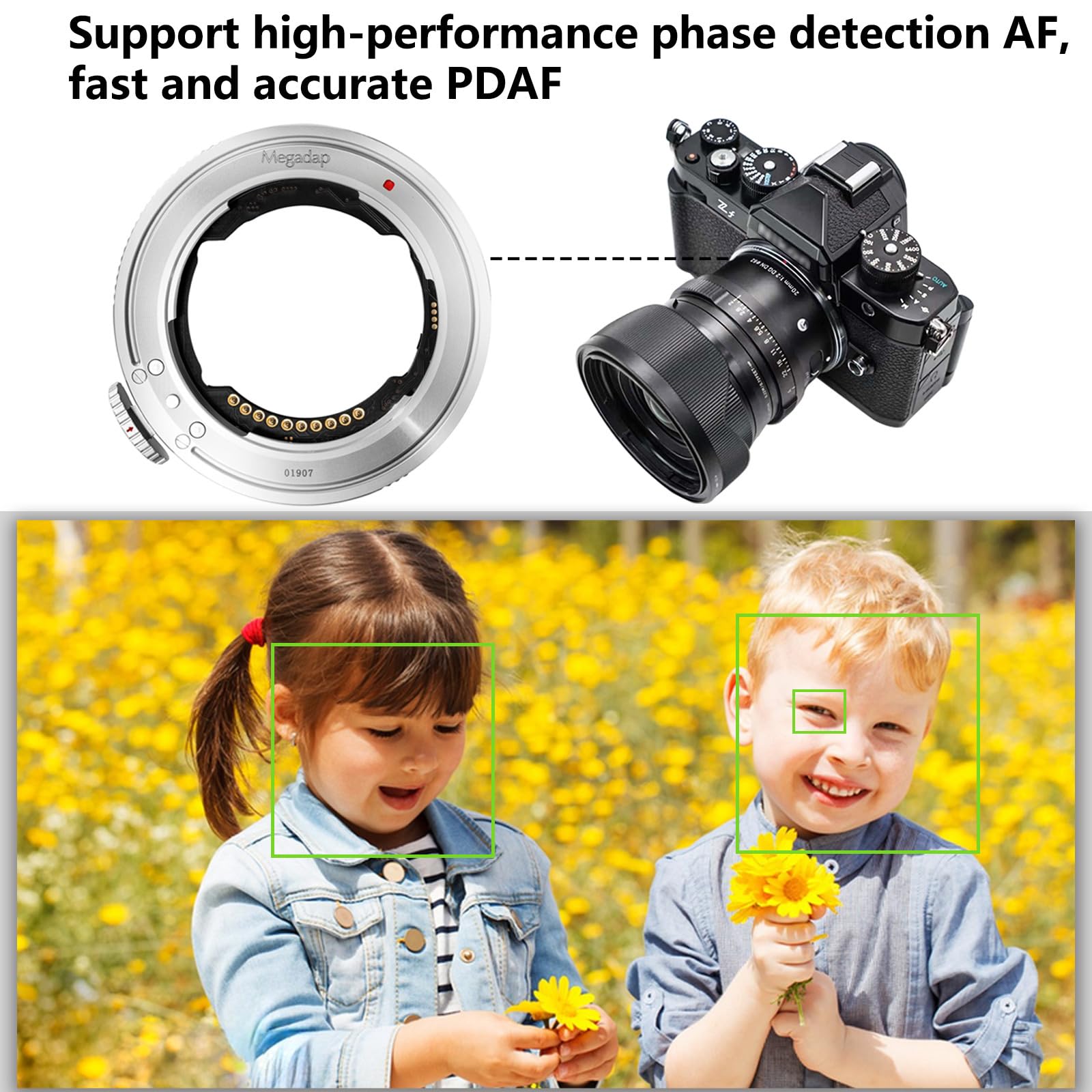Amazon.com : Megadap ETZ21 PRO Autofocus Lens Adapter Built